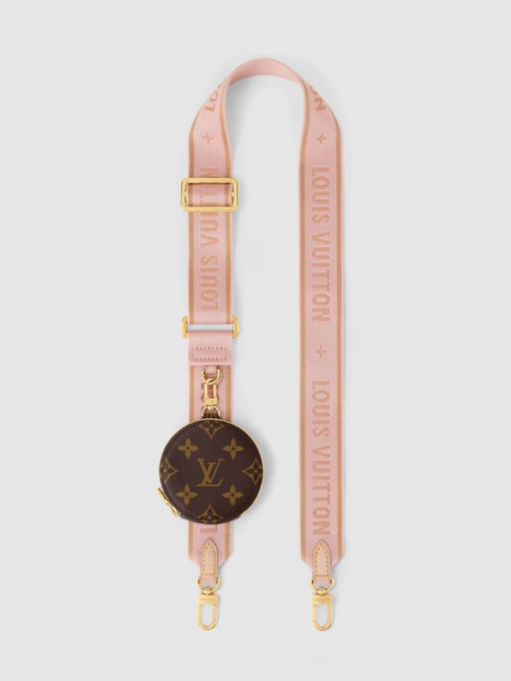 Louis Vuitton - PINK Bandouliere Purse Strap and Coin Purse